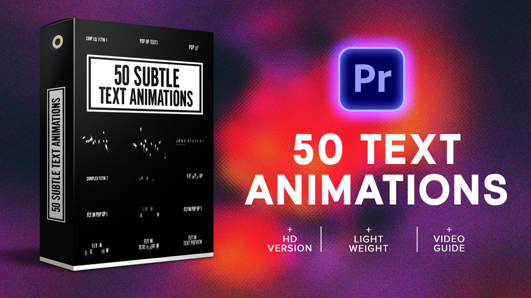 50 Subtle Text Animations